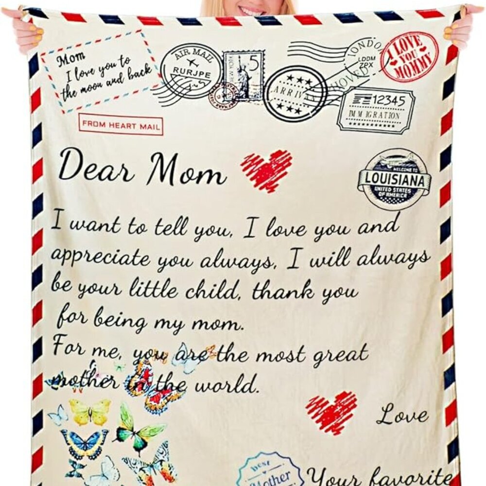 Gifts for Mom Fleece Throw Blanket NWT - Picture 2 of 9